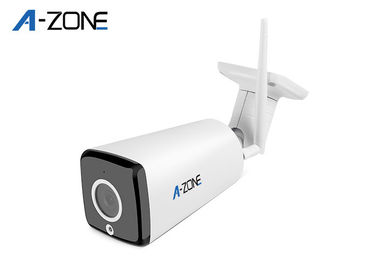 Cina ZONE White IR Wireless Bullet Camera High Defination IP66 Dua Cara Audio pemasok
