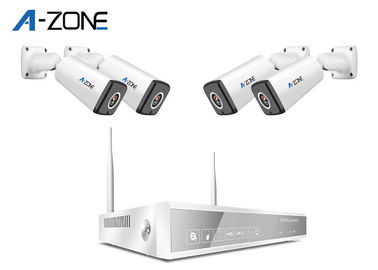 Cina Usb Domestik Wireless CCTV Camera Kit, Kamera Keamanan Rumah Kit 36pcs IR LED pemasok