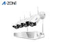 Night Vision Wireless CCTV Camera Kit 4CH, Wireless Ip Camera System Dengan nvr pemasok