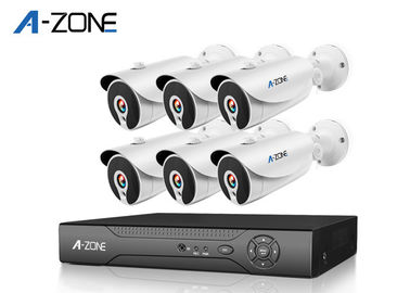 Cina Remote 6 Channel IP Camera CCTV Kit 2MP High Definition Security Camera System pabrik
